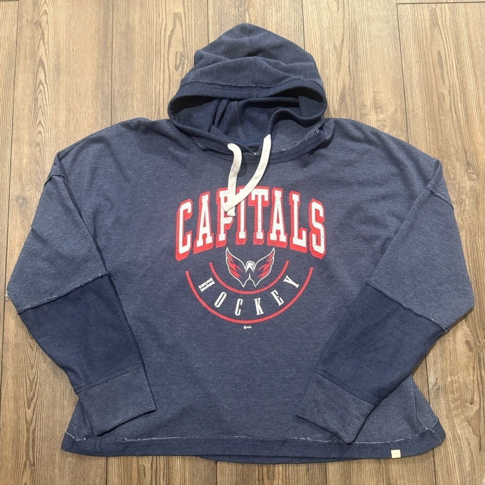 Washington Capitals Fanatics Hoodie Women’s Large NHL Hockey Pullover